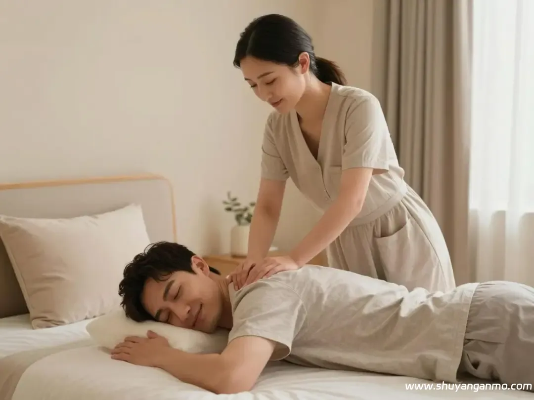 肩颈酸痛久坐腰僵？舒养上门按摩中式推拿解救全家人
