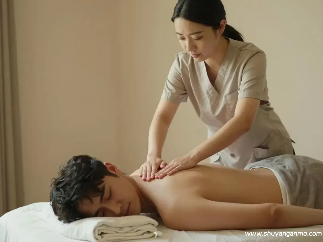 个人SPA工作室:腹部精油